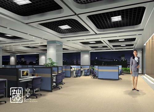 燦源裝飾客服機(jī)房10086效果圖-2局部 