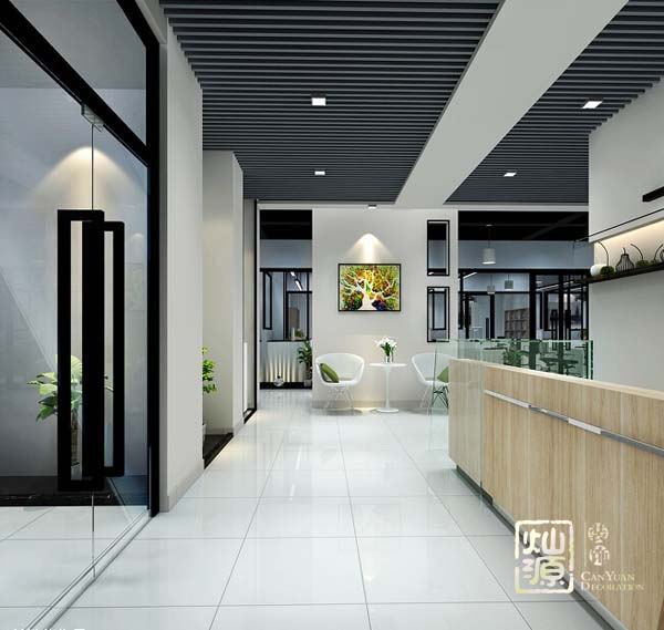 辦公室裝修前臺(tái)效果圖 辦公室裝修前臺(tái)效果圖