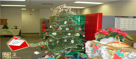 圣誕節(jié)就應(yīng)該這樣裝飾辦公室，燦源裝飾邀你一起來(lái)狂歡