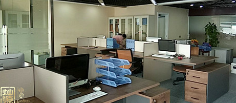 航洋簡(jiǎn)單幾何辦公室裝修竣工驗(yàn)收合格，慶祝喬遷之喜