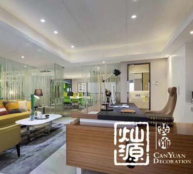 70㎡小型辦公室裝修，幾個設(shè)計小心機助你擁有大空間