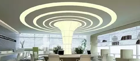 “天天向上的”南寧辦公室吊頂設計夠范