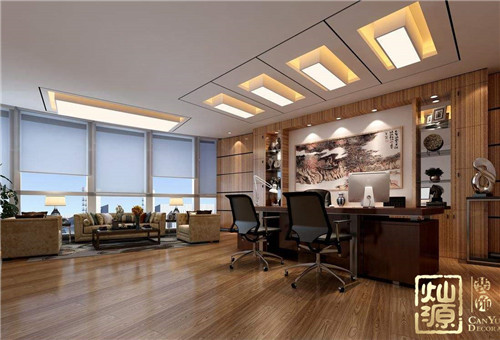 現(xiàn)代風格辦公室裝修效果圖