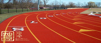 保障學(xué)生健康，南寧學(xué)校裝修拒絕毒跑道