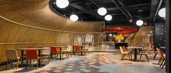 燦源裝飾餐飲空間燈光設(shè)計理念  賦予顧客舞“光”食“色”的享受