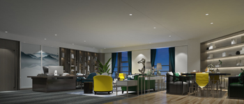 總經(jīng)理辦公室效果圖：如此養(yǎng)眼的多功能空間很少見(jiàn)