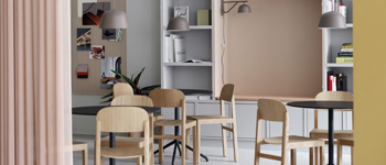 家具公司辦公室裝修案例分析  按需設計的多彩辦公銷售一體空間