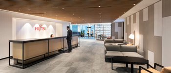 大型辦公室布置效果圖  融匯兩國特色獲得廣泛贊譽