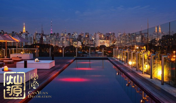 全球首個無邊泳池即將開建 屋頂泳池或將成為旅店新寵