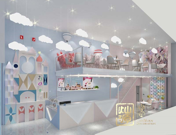 南寧網(wǎng)紅奶茶店設(shè)計(jì)裝修實(shí)例分享 顧客絡(luò)繹不絕的原因原來(lái)是這個(gè)