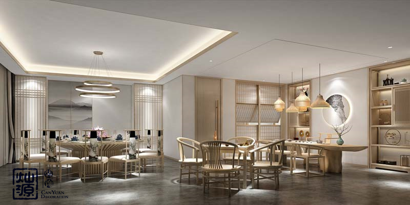 靜下來，感受生活—4w塊極簡風(fēng)茶藝生活館設(shè)計效果圖案例分析，你覺得值嗎？