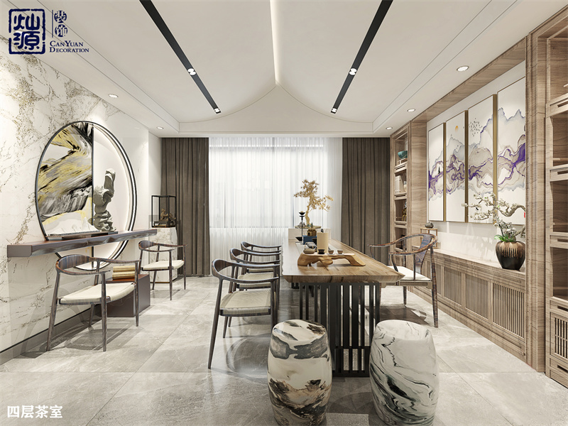 復(fù)式混搭500平辦公室裝修方案，好看還不貴？他們怎么做到的？！