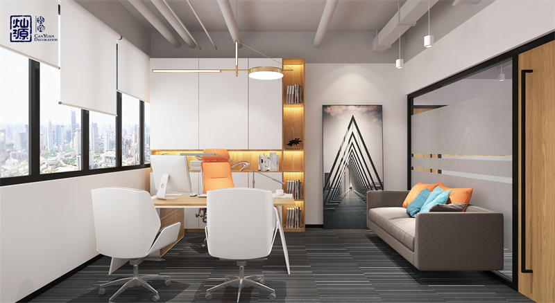 600平裝出900平效果！小平米辦公空間裝修細節(jié)！你值得擁有！