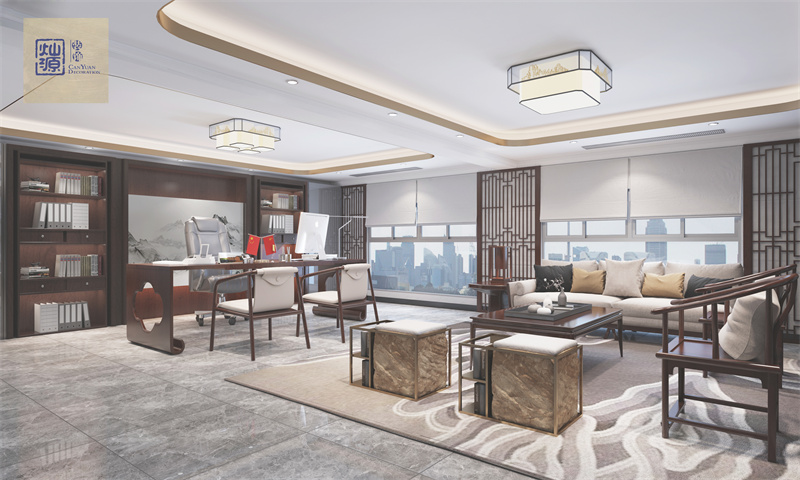 身家千萬的老板辦公室裝修如何設(shè)計，才能擺脫“土豪風(fēng)”？