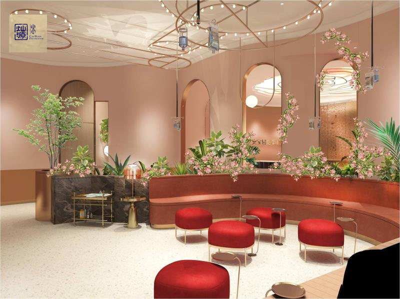 燦源裝飾美容院裝修設(shè)計效果圖