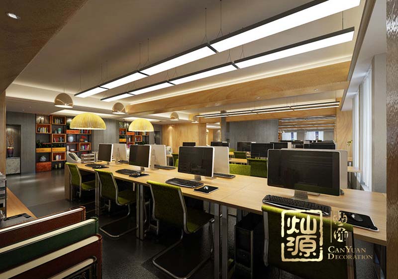 青龍化學(xué)建材加工制造行業(yè)辦公室裝修施工案例--燦源裝飾 青龍化學(xué)建材加工制造行業(yè)辦公室裝修施工案例--燦源裝飾