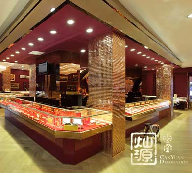 萬(wàn)寶緣珠寶展廳裝修案例-燦源裝飾 萬(wàn)寶緣珠寶展廳裝修案例-燦源裝飾