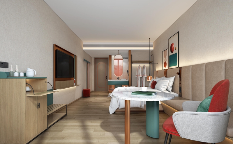 南寧小平米酒店設(shè)計(jì)裝修效果圖—燦源裝飾 南寧小平米酒店設(shè)計(jì)裝修效果圖—燦源裝飾